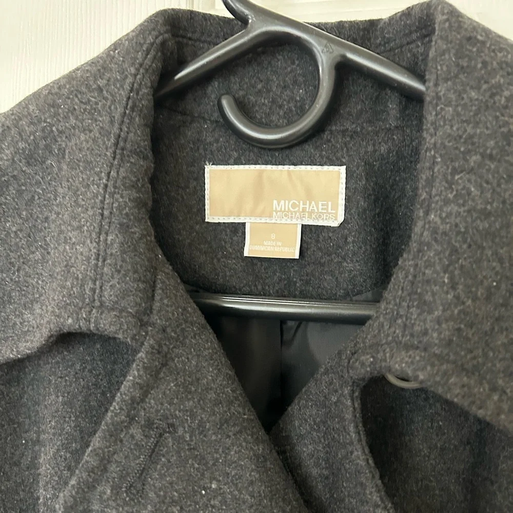 Michael Kors Classy Timeless Chic Blended Wool Coat, Outerwear